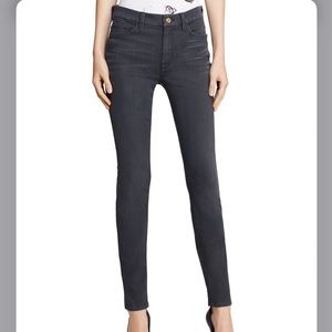7 For All Mankind Ankle Skinny Grey